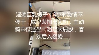 淫荡巨乳嫂子，3小时激情不停干，露奶装掏出大奶，主动骑乘位猛坐，翘起大屁股，喜欢后入姿势