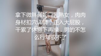 拿下微胖骚妇巨乳熟女，肉肉身材扣穴调情，正入大屁股，干累了休息下再操，男的不怎么行驾驭不了