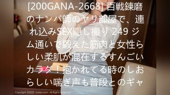 [200GANA-2668] 百戦錬磨のナンパ師のヤリ部屋で、連れ込みSEX隠し撮り 249 ジム通いで鍛えた筋肉と女性らしい柔肌が混在するすんごいカラダ！抱かれてる時のしおらしい喘ぎ声も普段とのギャ