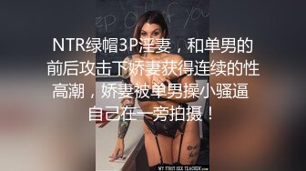 NTR绿帽3P淫妻，和单男的前后攻击下娇妻获得连续的性高潮，娇妻被单男操小骚逼 自己在一旁拍摄！